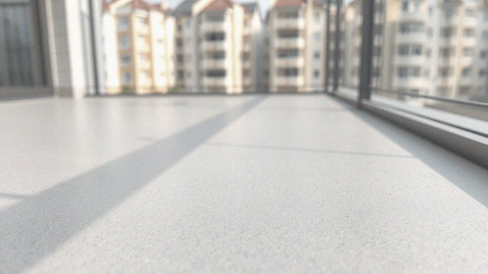Jakie są rodzaje posadzek żywicznych dostępnych na balkon?