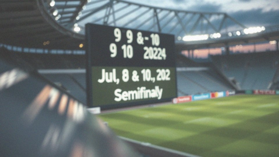 Kiedy odbędą się półfinały Euro 2024?