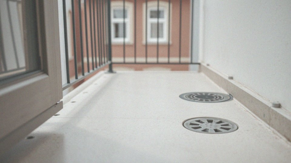Dlaczego ważne jest zachowanie spadku na balkonie?
