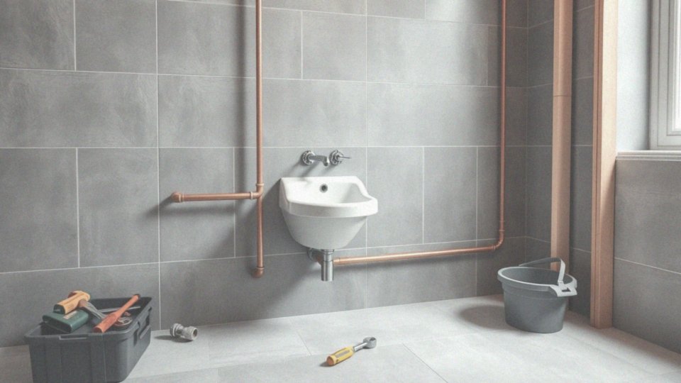 Jakie elementy powinny być zastosowane w instalacji pisuaru?