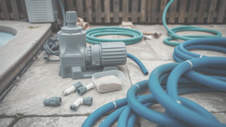 Jakie elementy są potrzebne do podłączenia pompy do basenu?