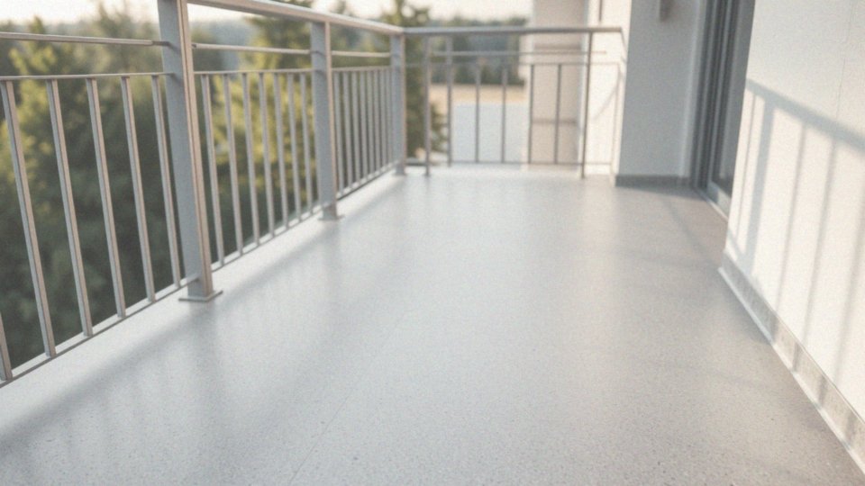 Posadzka żywiczna na balkon – nowoczesne i estetyczne rozwiązanie